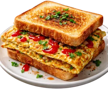 Masala Bread Omelette